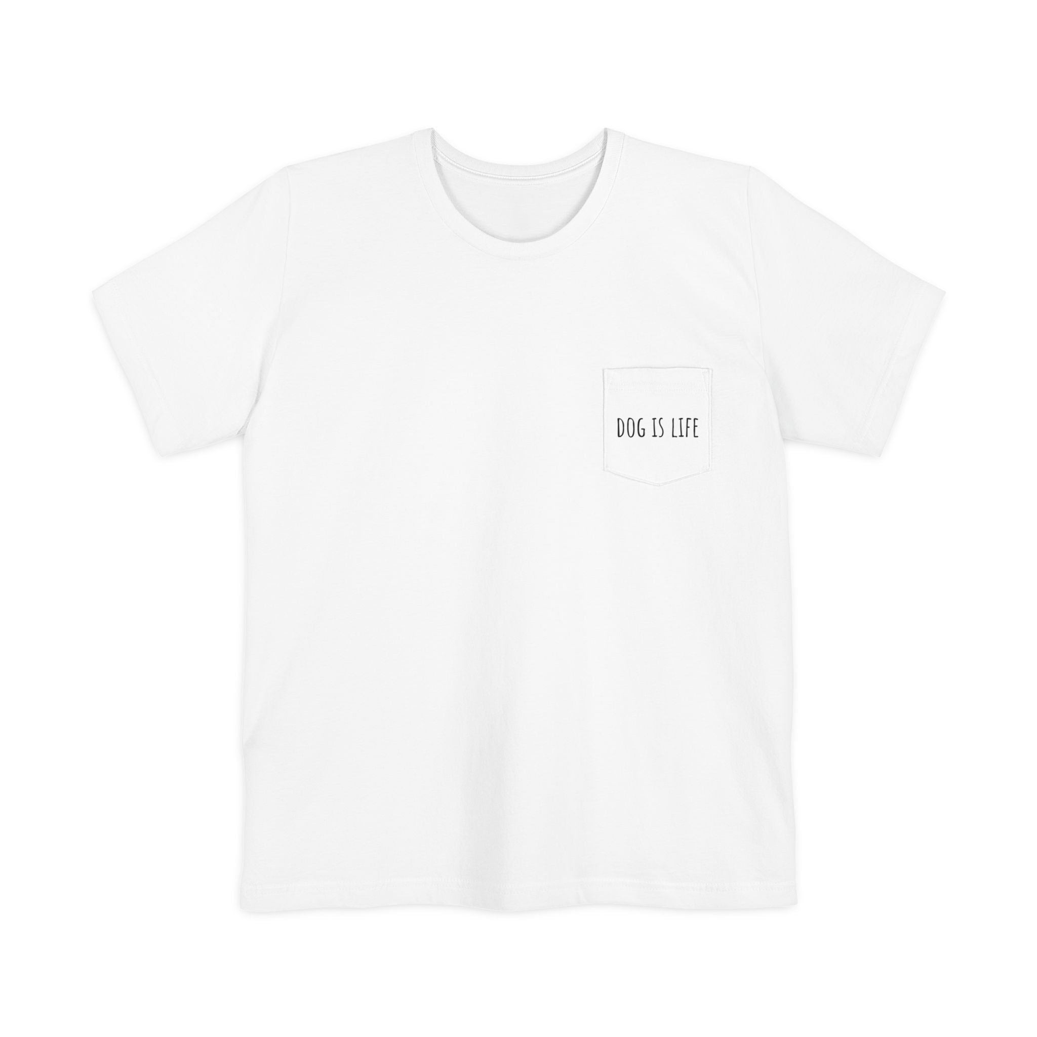 Dog Is Life pocket tee | Pocket T-Shirt