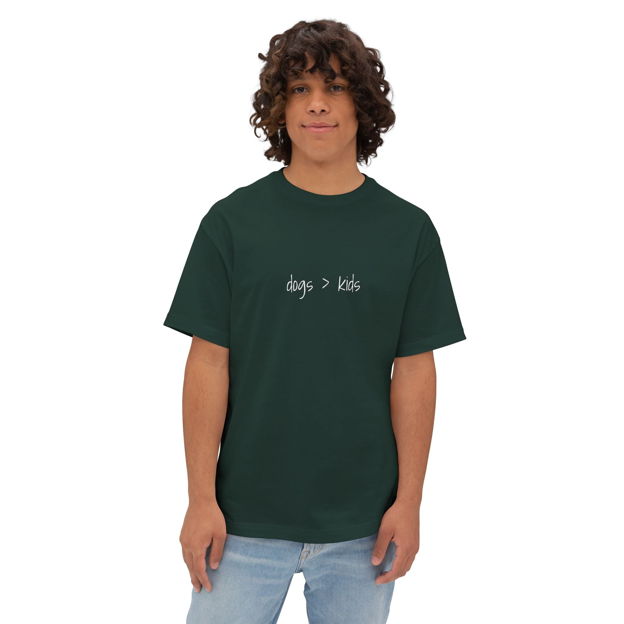 Childfree Dog Lovers "dogs are better than kids" Oversized Boxy TShirt