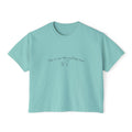 "This is my dog walking shirt" Comfort Colors Boxy Tee — Minimal Graphic